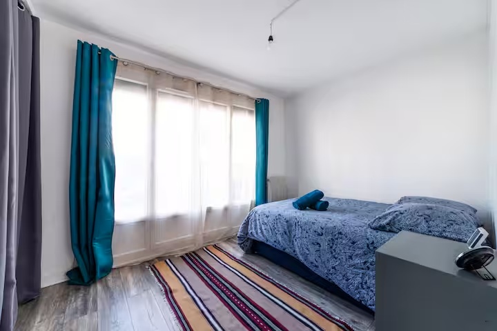 Chambre préparée dans l’appartement de Mohamed